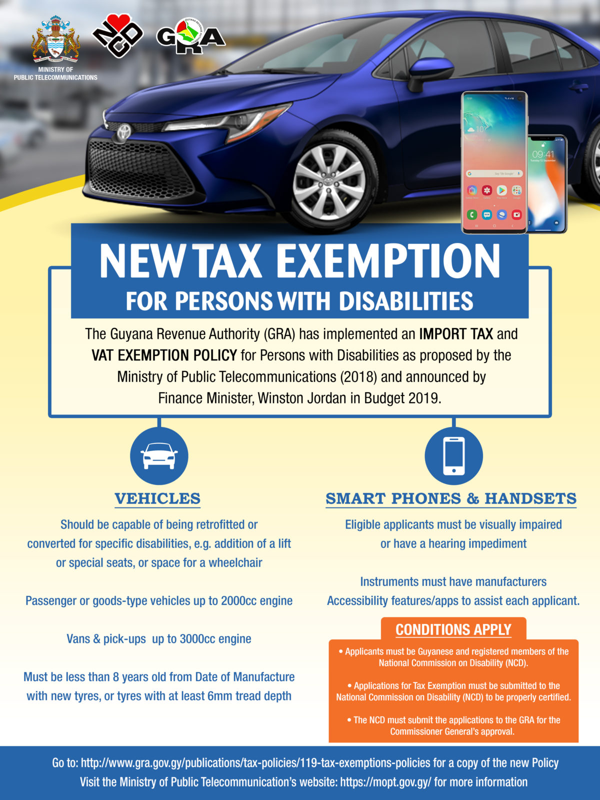 New Tax Exemption for Persons with Disabilities – NCD Guyana 